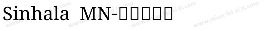Sinhala MN字体转换